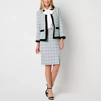 Black Label by Evan-Picone Womens Suit Skirt