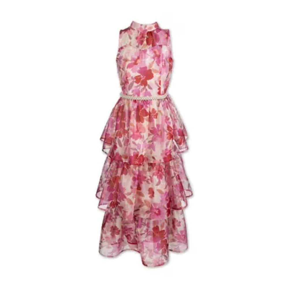 Speechless Big Girls Sleeveless Fit + Flare Dress