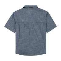 CAT Utility Mens Regular Fit Short Sleeve Button-Down Shirt