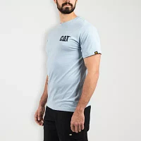 CAT Trademark Heather Mens Crew Neck Short Sleeve T-Shirt