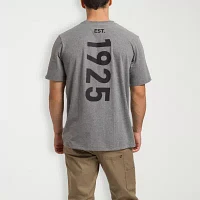 CAT Centennial Mens Crew Neck Short Sleeve Regular Fit Graphic T-Shirt