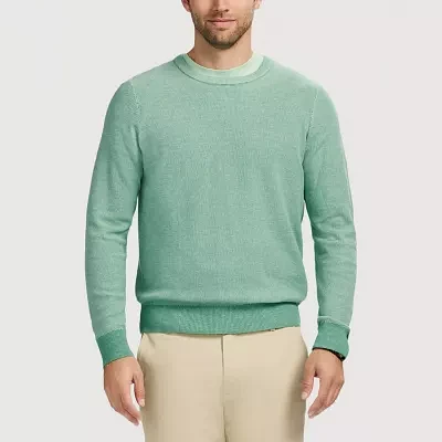 IZOD Honeycomb Mens Crew Neck Long Sleeve Pullover Sweater