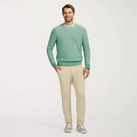 IZOD Honeycomb Mens Crew Neck Long Sleeve Pullover Sweater