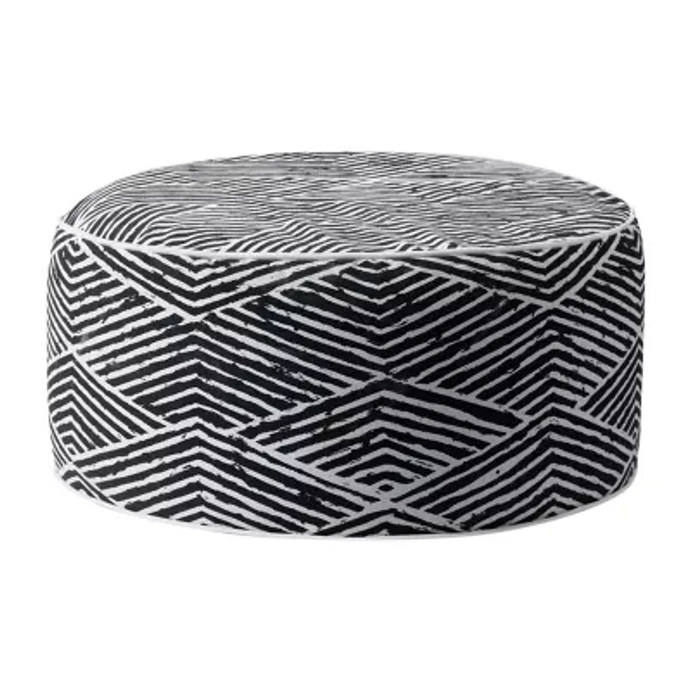 510 Design Keani Geometric Ottoman