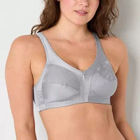 Underscore Fashion Plus Comfort Lace Trim Unlined Wireless Full Coverage Bra 306497
