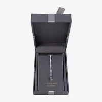 Floating Diamonds (F / Vs2) 5 CT. T.W. Lab Grown White Diamond 14K White Gold 7.25 Inch Tennis Bracelet