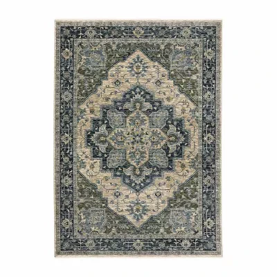 Covington Home Adeline Center Medallion Indoor Rectangular Area Rug