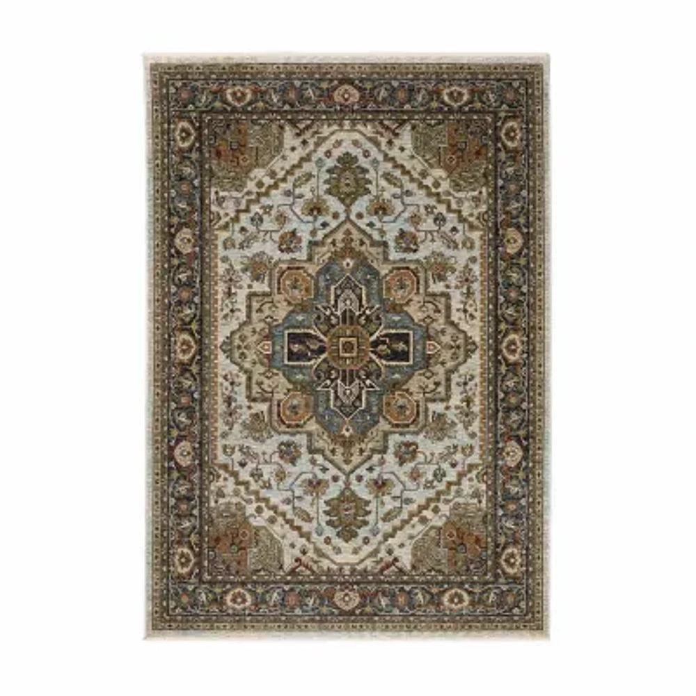 Covington Home Adeline Oriental Medallion Indoor Rectangular Area Rug