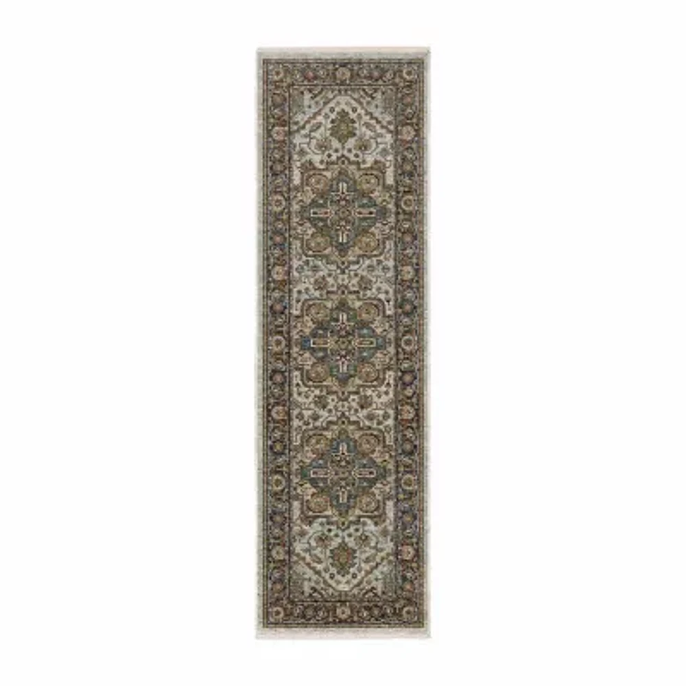 Covington Home Adeline Oriental Medallion 27"X90" Indoor Rectangular Runner
