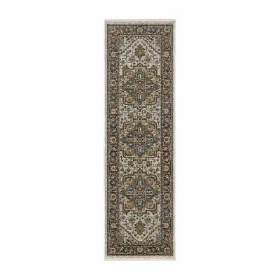 Covington Home Adeline Oriental Medallion 27"X90" Indoor Rectangular Runner