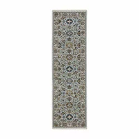 Covington Home Adeline Traditional Medallion 27"X90" Indoor Rectangular Runner