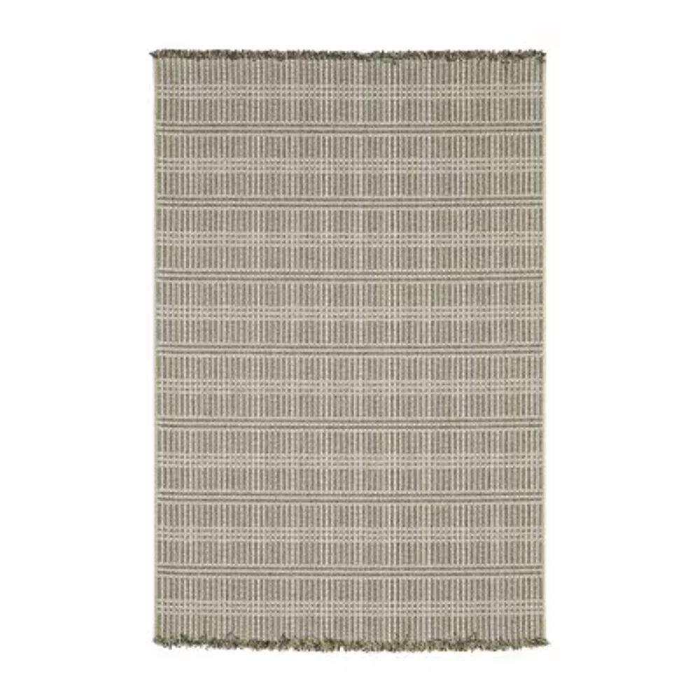 Covington Home Geneva Geometric Lines 39"X60" Indoor Outdoor Rectangular Accent Rug