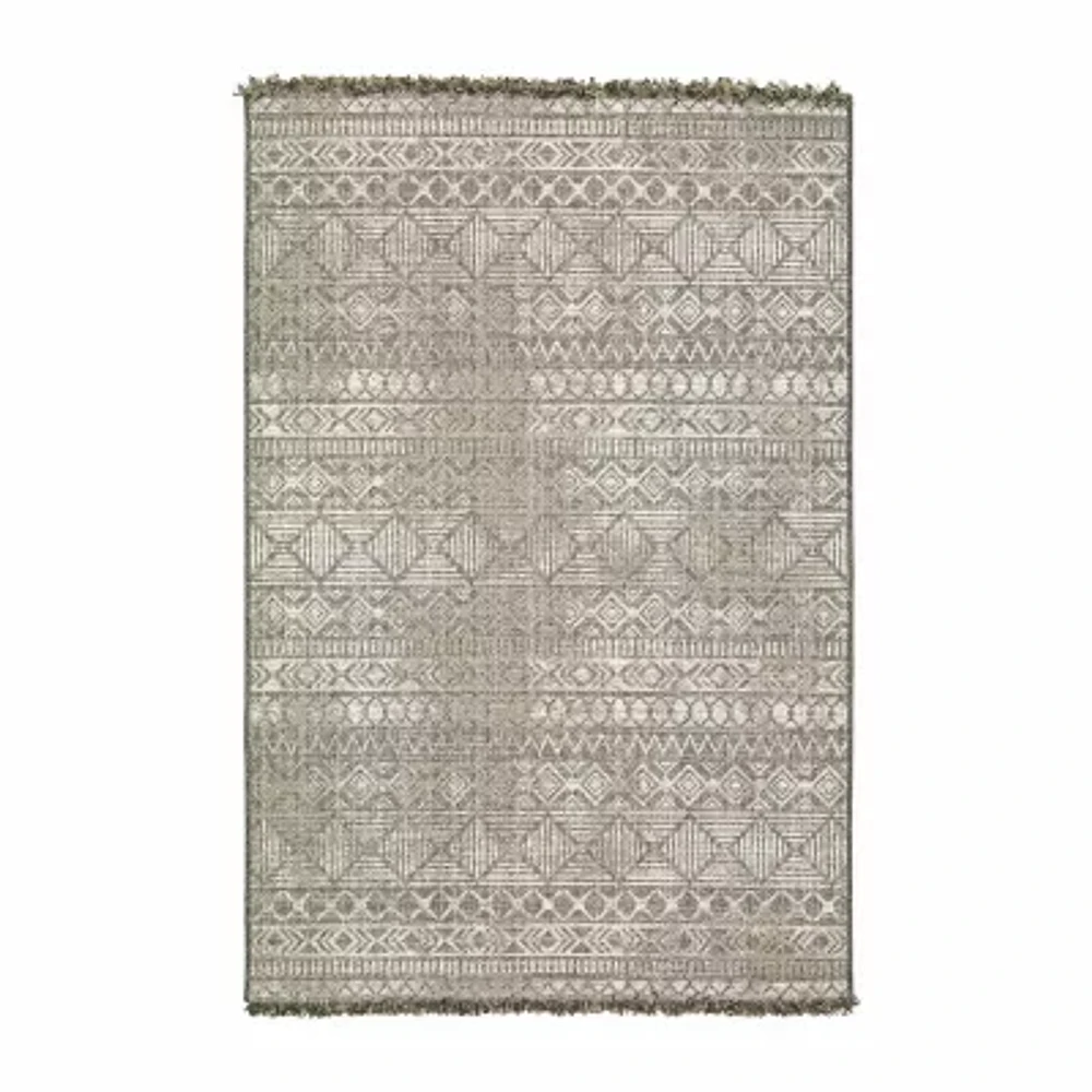 Covington Home Geneva Tribal Inspired Indoor Outdoor Rectangular Area Rug