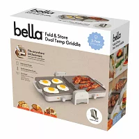 bella Fold & Store Dual Temp Griddle, Fits-anywhere™ kitchenware