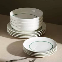Stone + Lain Luna 24-pc. Porcelain Dinnerware Set