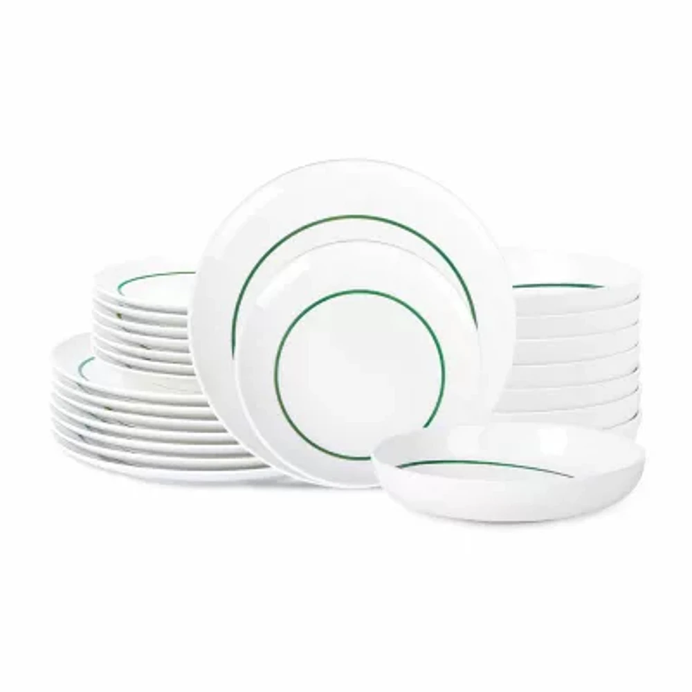 Stone + Lain Luna 24-pc. Porcelain Dinnerware Set