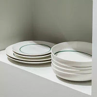Stone + Lain Luna 24-pc. Porcelain Dinnerware Set