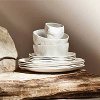 Stone by Mercer Project Atik -pc. Stoneware Dinnerware Set