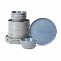 Stone + Lain Elica -pc. Stoneware Dinnerware Set