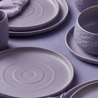 Stone by Mercer Project Shosai Set Of 16-pc. Stoneware Dinnerware Set