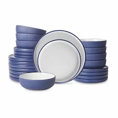 Christian Siriano New York Laro 24-pc. Stoneware Dinnerware Set