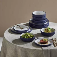 Christian Siriano New York Laro 24-pc. Stoneware Dinnerware Set