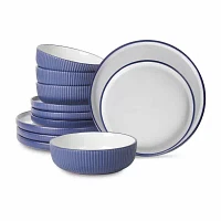 Christian Siriano New York Laro 12-pc. Stoneware Dinnerware Set