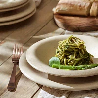 Stone + Lain Aro -pc. Stoneware Dinnerware Set