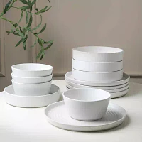 Stone + Lain Elica -pc. Stoneware Dinnerware Set