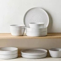 Stone + Lain Elica -pc. Stoneware Dinnerware Set