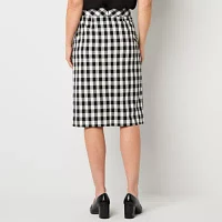 Liz Claiborne Womens Midi Pencil Skirt