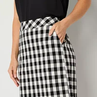 Liz Claiborne Womens Midi Pencil Skirt