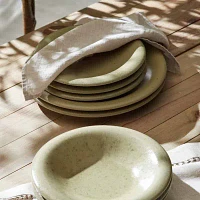 Stone + Lain Aro Set Of 24-pc. Stoneware Dinnerware Set