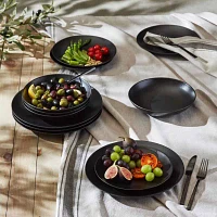 Stone + Lain Semplice -pc. Stoneware Dinnerware Set