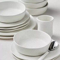 Stone by Mercer Project Hekonda -pc. Stoneware Dinnerware Set