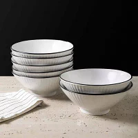 Christian Siriano New York Lustra -pc. Stoneware Dinnerware Set