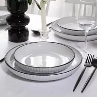 Christian Siriano New York Lustra -pc. Stoneware Dinnerware Set