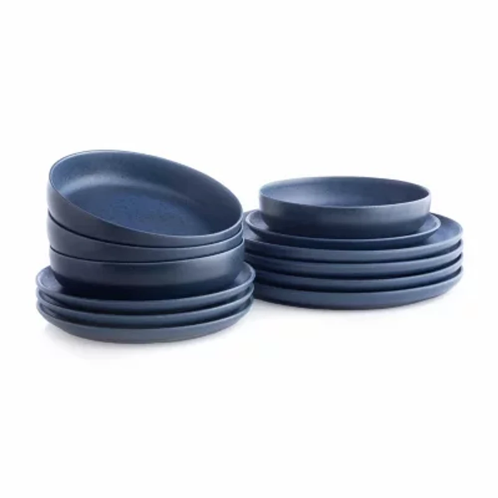 Stone + Lain Macchio -pc. Stoneware Dinnerware Set