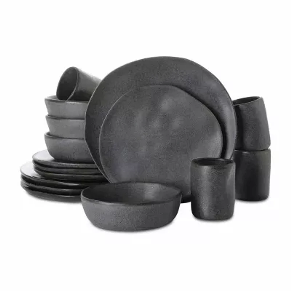 Stone by Mercer Project Hekonda -pc. Stoneware Dinnerware Set