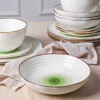 Christian Siriano New York Luna 16-pc. Porcelain Dinnerware Set