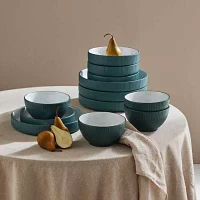 Christian Siriano New York Larosso Set Of 24-pc. Stoneware Dinnerware Set