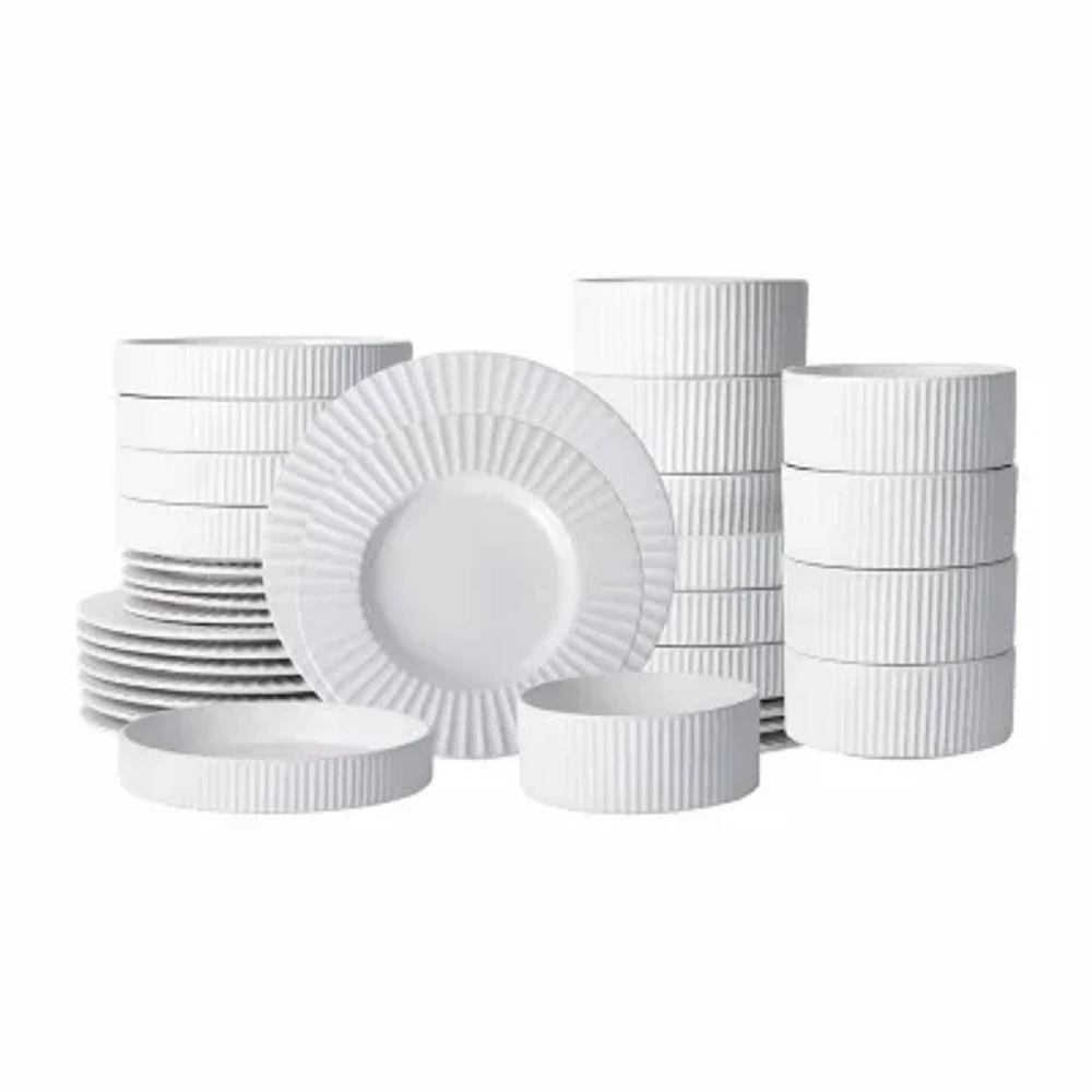 Christian Siriano New York Lusso 32-pc. Stoneware Dinnerware Set