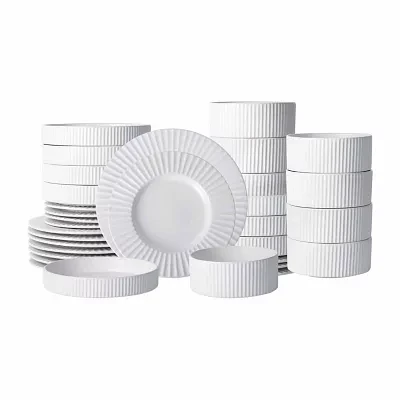 Christian Siriano New York Lusso 32-pc. Stoneware Dinnerware Set