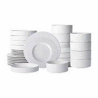 Christian Siriano New York Lusso 32-pc. Stoneware Dinnerware Set