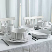 Christian Siriano New York Lusso 32-pc. Stoneware Dinnerware Set