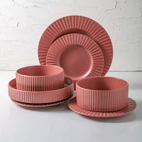 Christian Siriano New York Lusso32-pc. Stoneware Dinnerware Set