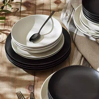 Stone + Lain Semplice 24-pc. Stoneware Dinnerware Set