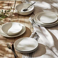 Stone + Lain Semplice 24-pc. Stoneware Dinnerware Set