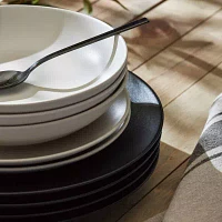 Stone + Lain Semplice 24-pc. Stoneware Dinnerware Set