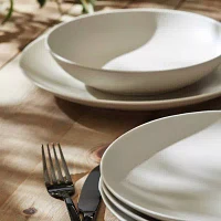 Stone + Lain Semplice 24-pc. Stoneware Dinnerware Set